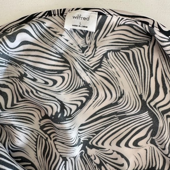 NWOT Aritzia Wilfred Only Slip Dress Sz L birch/black - Picture 6 of 7